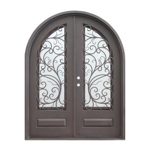 Nuovi prodotti cancello per animali in ferro battuto esterno porte in ferro battuto porta in metallo ferro battuto - Product Image 6