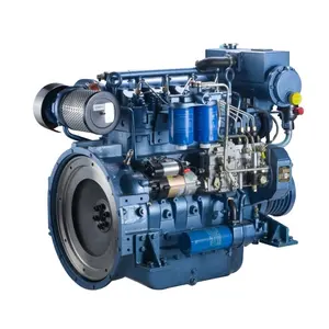 Motor diésel marino refrigerado por agua, barco de pesca, 226B-3C WP6 WP4, azul, 3/4/6 cilindros