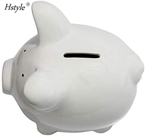 Salvadanaio in Ceramica a Forma di Maialino per Bambini, Regalo di <span class=keywords><strong>Compleanno</strong></span> per Ragazzi e Ragazze HS077 - Product Image 4