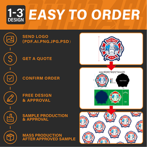 Logo personnalisé 3D en PVC souple gaufré silicone auto-adhésif broderie au fer sur le dos <span class=keywords><strong>patch</strong></span> en caoutchouc pour vêtements vêtement jeans chapeaux - Product Image 5