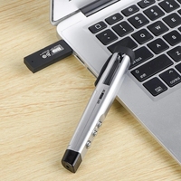 Présentateur sans fil USB avec pointeur laser IR, télécommande, portée de 15 m, batterie 3A, fonction de défilement pour les présentations PowerPoint
