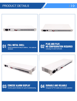 Multiplexeur téléphonique Mux 16 canaux Fxs/Fxo Voix sur fibre optique PCM avec Ethernet 100M avec interface RJ11