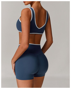 Nuovo <span class=keywords><strong>abbigliamento</strong></span> intimo sportivo per Fitness da donna reggiseno Yoga All-In-<span class=keywords><strong>One</strong></span> con tracolla a contrasto antiurto - Product Image 5