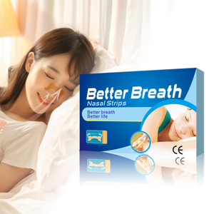 Tiras nasales para dormir bien de fábrica directa, tiras nasales para una mejor respiración correcta de grado médico, tiras nasales transpirables con 3 Resortes - Product Image 3