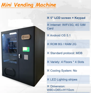 Túi Đựng Đồ Ăn Nhẹ Mini Tự Động Tự Phục Vụ 24 Giờ Trên Mặt Bàn Nhỏ Gọn Máy Bán Hàng Tự Động Cho Văn Phòng - Product Image 3