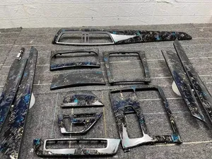 Recubrimiento Interior de Fibra de Carbono Real para Mercedes W204 W507, Modificación del Panel de Control Central y de la Borde de la Puerta - Product Image 5