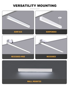 Brandon có thể điều chỉnh tuyến tính chiếu sáng trong nhà văn phòng surfacemount <span class=keywords><strong>Led</strong></span> lên và xuống <span class=keywords><strong>LED</strong></span> Tường tuyến tính ánh sáng cho phòng tập thể dục - Product Image 6