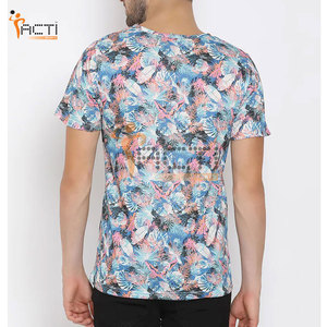 Cuello Redondo Mejor Precio Sublimación Camisetas Último Diseño Logotipo Personalizado Hombres Sublimación Camiseta - Product Image 4