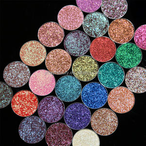 Vente en gros 26MM unique multi chrome végétalien diamant métallique ombre à paupières sans logo pigmenté paillettes duochrome holographique fard à paupières - Product Image 3