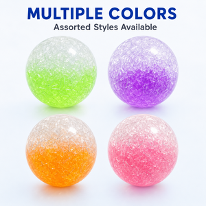 Handmade Transparent Crushed Ice <b>Squeeze</b> <b>Ball</b> Colorful Filled Sensory Stress Relief Toy for Gifts OEM ODM - Product Image 4