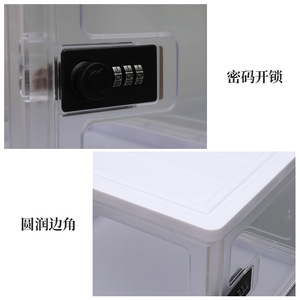 Mật Khẩu Thời gian Khóa Tủ Lạnh Thực Phẩm Snack An Toàn Hộp Nhựa Hộp Thuốc Thông Minh Tủ Lạnh Lưu Trữ Hộp Với Khóa - Product Image 4