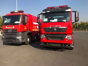 Carro do caminhão do bombeiro do combate a incêndios com água/espuma da bomba 8*4