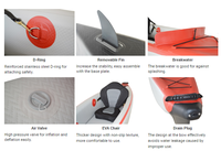 GeeTone – Kayak de pêche personnalisé pour 1 ou 2 personnes, canoë, bateau à rames, point de chute, Kayak gonflable