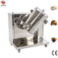 Mélangeur 3D DZJX avec système de pulvérisation liquide VFD et tambour remplaçable pour cosmétiques et produits chimiques OEM