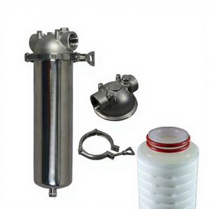 Carcasa de Acero Inoxidable para Filtro de Agua de Alta Presión de 10, 20, 30 y 40 Pulgadas con Cartucho de Filtro de Sedimentos de PP de 10 Micras - Product Image 4