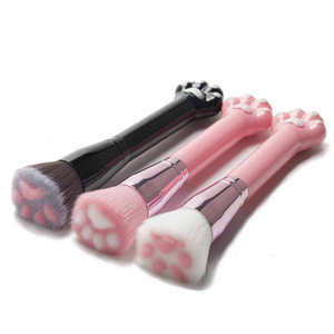 New Black Pink Custom Flat Single <b>Foundation</b> Kabuki Make up Brush for Face Custom Facial Makeup Brushes Dense <b>Foundation</b> Brushes - Product Image 6