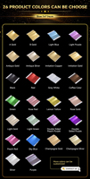 Fabricant chinois à prix compétitif 14*14cm imitation feuille d'or de Taiwan pour l'art déco