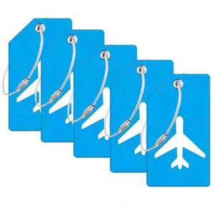 Étiquettes de bagages en gel de silicone ChangChen XLP-3 Go Global – Style simplicité urbaine, étanches, anti-perte, pour avion et sacs à dos étudiants - Product Image 5