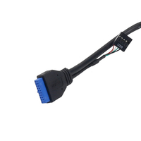 Carcasa de PVC/Plástico Resistente para PC, USB 3.0, Audio HD, PCB Tipo C 2.0, Panel Frontal de Computadora, Cable de Datos USB, Certificado CE