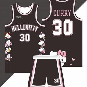 Qzjc कस्टम ग्रीष्मकालीन प्रशिक्षण प्रतिवर्ती लघु आस्तीन पूर्ण शरीर बास्केटबॉल वर्दी पुरुषों की महिलाओं की नई डिजाइन प्लस आकार टीम - Product Image 3