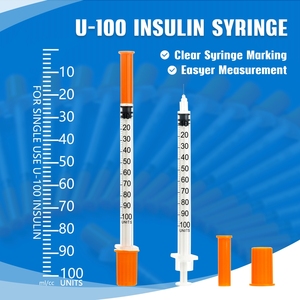 Siringhe per Insulina Ultra-Sottili da 31G, 0.5ml e 1ml, Monouso e Sterili, Iniezione Indolore, 100 pz/Scatola, Disponibili e Pronte per la Spedizione - Product Image 2