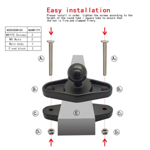 Soporte para Manillar, Soporte para Tablet y Monitor, Soporte con Bola <span class=keywords><strong>de</strong></span> 1.5'' para Camión y Montacargas - Product Image 4