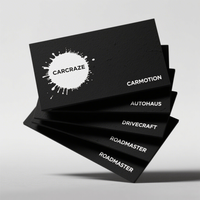 Vente en gros haut de gamme Personnalisation de votre logo Conception jet d'encre UV vierge de luxe Cartes de visite gravées avec votre logo