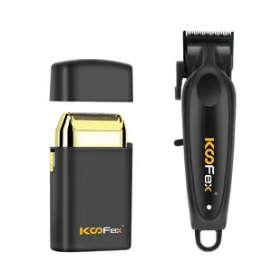 Koofex 2023 Pro Salon Máy cắt tóc thiết lập 9000 vòng/phút tốc độ cao Máy cạo râu điện & BLDC tóc Clipper