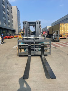 Chariot élévateur à batterie au lithium de 10 tonnes avec contrôleur électrique importé et fourches à déplacement latéral - Product Image 4