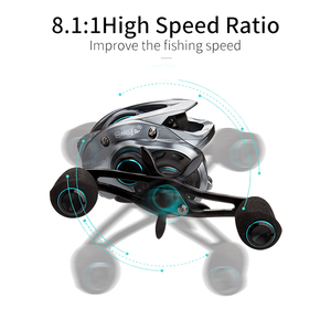 VENOM-carrete de fundición TC900, rodamiento de bolas: 11 + 1, bote de agua salada grande, carrete de pesca, Rock Black <span class=keywords><strong>Surf</strong></span> - Product Image 3