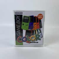 Étui de protection portable en Lucite sur mesure, résistant à l'eau, avec couvercle magnétique pour console Game Boy N64