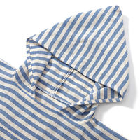 Poncho de surf turc rayé de haute qualité, logo personnalisé imprimé, robe à glands pour enfants, tissu doux, serviette de plage de voyage, séchage rapide