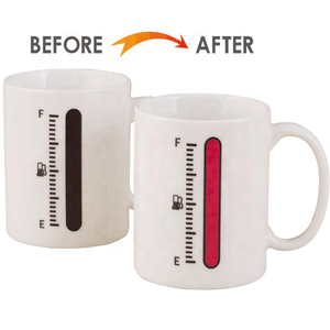 Tasse à café magique thermique, Logo personnalisé, carte <span class=keywords><strong>du</strong></span> <span class=keywords><strong>monde</strong></span>, tasse en céramique à couleur changeante - Product Image 4