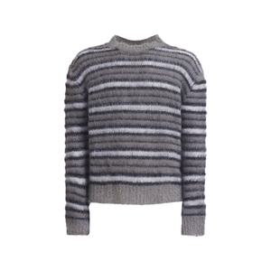 เสื้อสเวตเตอร์ไหมพรมลายทางสีตัดกันแฟชั่นคุณภาพสูงสำหรับผู้ชายฤดูหนาว ดีไซน์เนอร์ แบรนด์ดัง สไตล์ลำลอง - Product Image 1