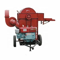 Batteuse à blé et riz avec moteur diesel 15hp