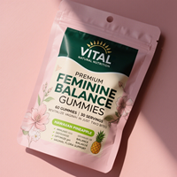 Gummies Équilibre Féminin 60 Unités pour la Défense Immunitaire, Santé Vaginale