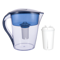 Teko Air Kaya Hidrogen 3.5L Filter Mineral Alkali 6 Tahap Filtrasi Karbon Aktif Resin Timer