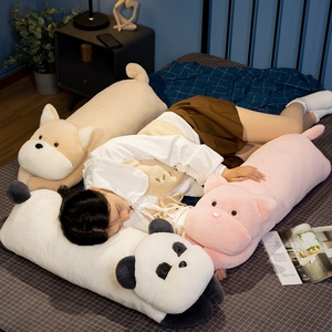 Kawaii Animal en peluche Chien Cochon <span class=keywords><strong>Panda</strong></span> Long Oreiller en peluche Lit de couchage Oreiller pour filles ou femme <span class=keywords><strong>enceinte</strong></span> - Product Image 6