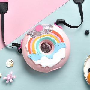 Botella de Agua Creativa para Niños, de Plástico, con Forma de Donut, Diseño de Dibujos Animados, para la Escuela - Product Image 2