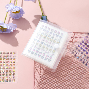 25 autocollants par paquet, organisateur de rubans adhésifs Xiao Bi Ga, mini-planificateur créatif, autocollants <span class=keywords><strong>pour</strong></span> ongles, matériel décoratif DIY, livre d'autocollants - Product Image 1