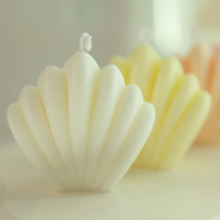 Bougie pour décoration de maison Senteurs personnalisés Cire végétale Aroma Art Bougie en forme de coquille de mer pour cadeau