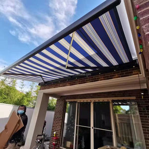 Auvent rétractable robuste <span class=keywords><strong>pour</strong></span> remorque, cadre en aluminium, <span class=keywords><strong>manivelle</strong></span> manuelle, protection imperméable contre les UV, pare-soleil <span class=keywords><strong>pour</strong></span> camping-car, caravane, balcon - Product Image 6