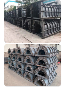 Vorgefertigte U-Form Kanal Stahl form Beton Entwässerung Schalung platte Wieder verwendbare Straße Autobahn Wasser management Konstruktion - Product Image 4