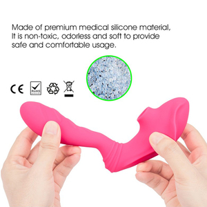 Vibrador de silicona de grado alimenticio para estimulación adulta. - Product Image 2