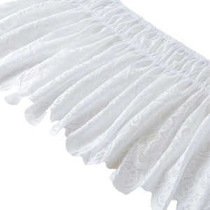 Jupes de lit personnalisées imprimées de qualité supérieure, 300TC, 100% coton, imperméables, écologiques, tailles doubles, pour la maison et l'hôtellerie - Product Image 4