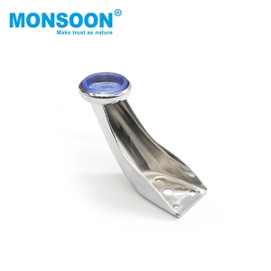 Pata de Esquina para Sofá de <span class=keywords><strong>Metal</strong></span> Cromado Contemporáneo de 90 mm, Soporte de <span class=keywords><strong>Metal</strong></span> para Muebles, para Dormitorio, Salón, Silla Curva, Gabinete - Product Image 2