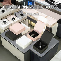 Boîtes carrées personnalisées haut de gamme avec impression argentée sur carton pour l'emballage de lunettes et de montres, conception de logo