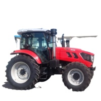 Tracteur agricole 4x4 de 150 CV avec cabine climatisée, moteur Weichai, transmission par engrenages pour la culture agricole