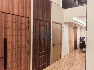 Portes de salle de bain intérieures d'hôtel en <span class=keywords><strong>PVC</strong></span> enduit, étanches, en WPC, pour chambre et école, prix abordable, Arabie Saoudite, Jiuyixing - Product Image 6