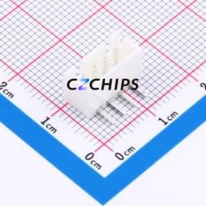HC-XH-4AW-TW Wire-to-Board Pin Header Bent Lead Through Hole,P=2.5mm Connector 1x4P 2.5mm Right Angle Insert XH - Product Image 1